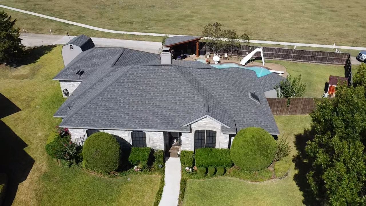 Completed Roof Replacement by TRC in North Texas