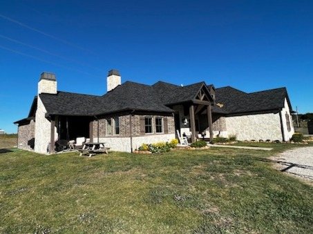 Completed TRC roofing project in North Texas